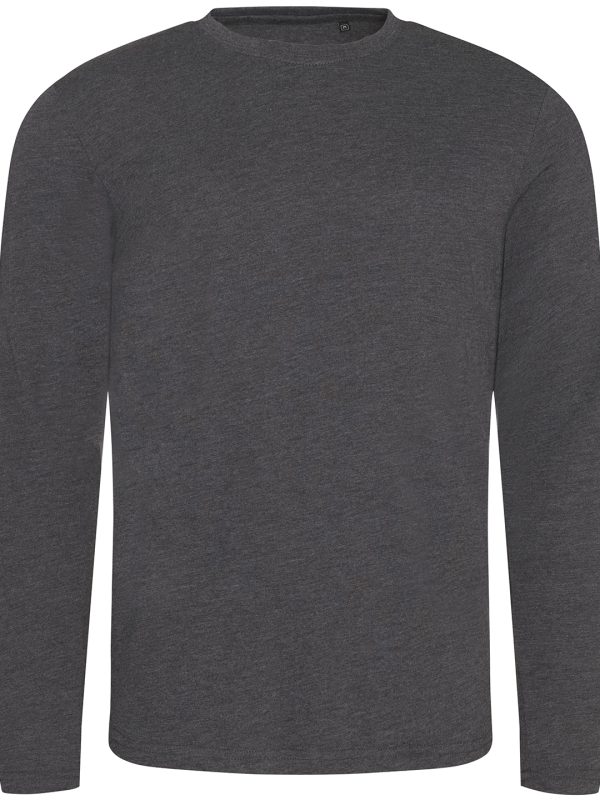 Heather Charcoal Triblend T long sleeve