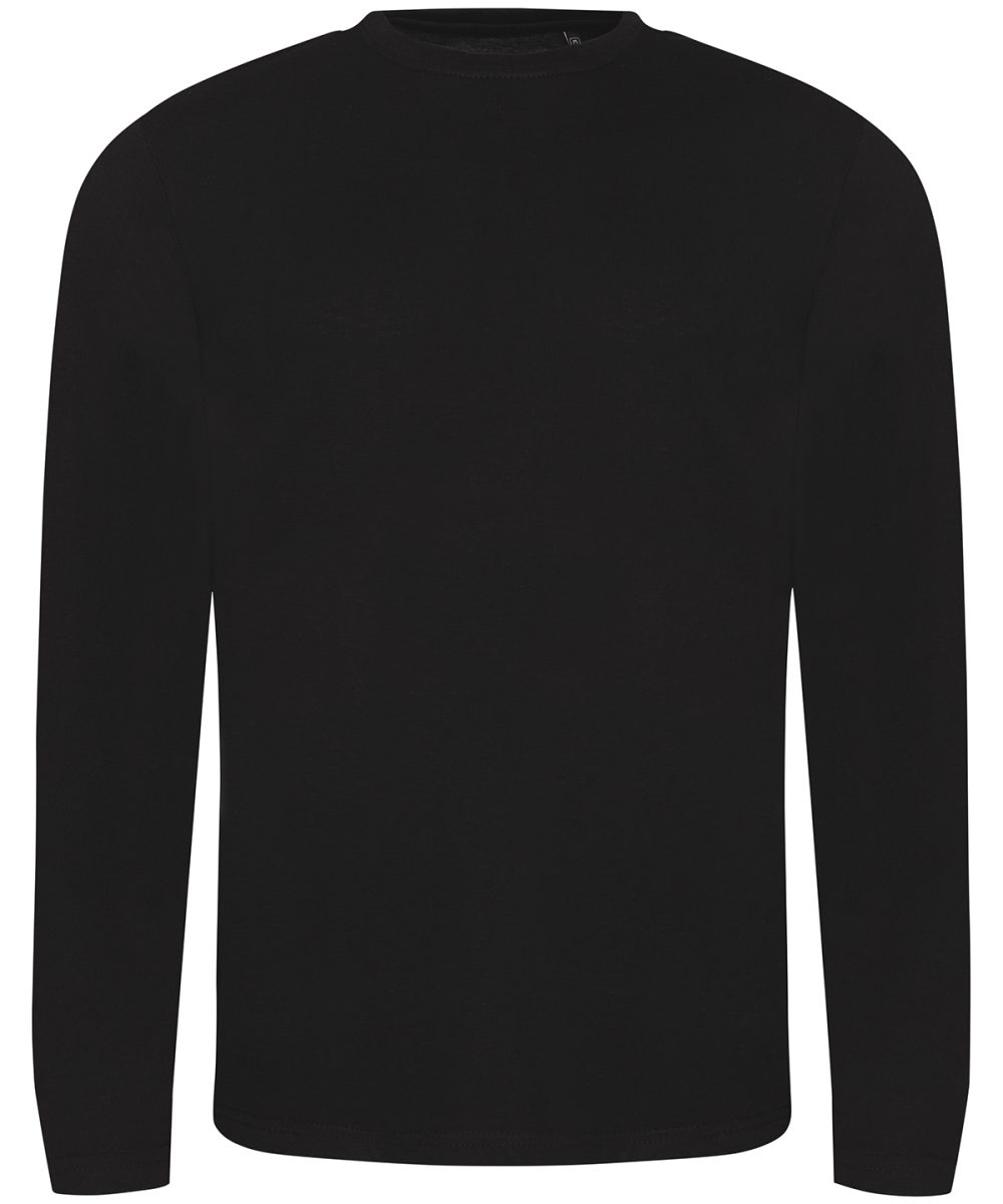 Solid Black Triblend T long sleeve