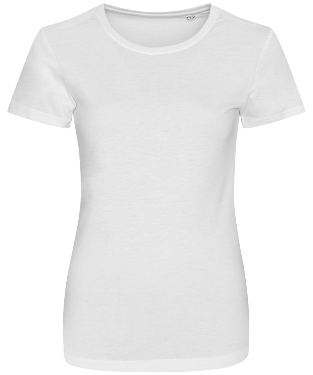 Solid White* Women's triblend T