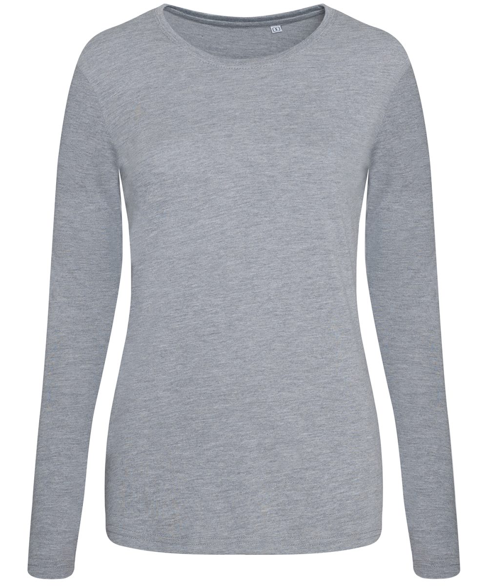 Heather Grey Women's triblend T long sleeve