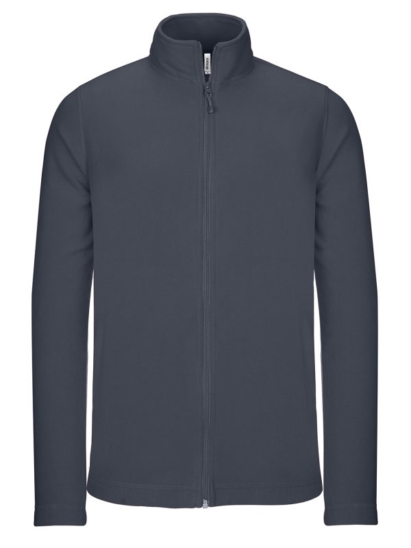 Convoy Grey Full-zip microfleece jacket