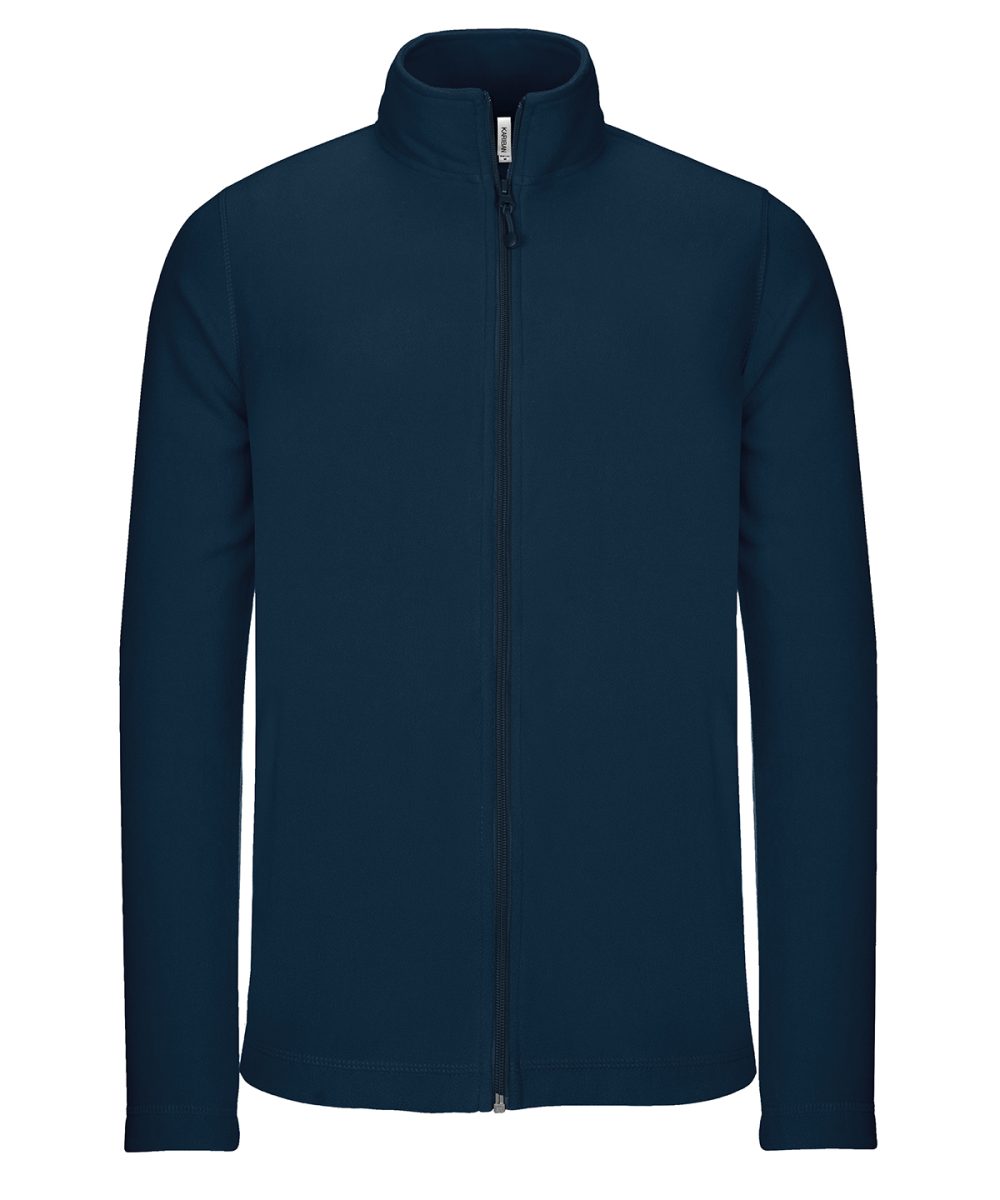 Navy Full-zip microfleece jacket