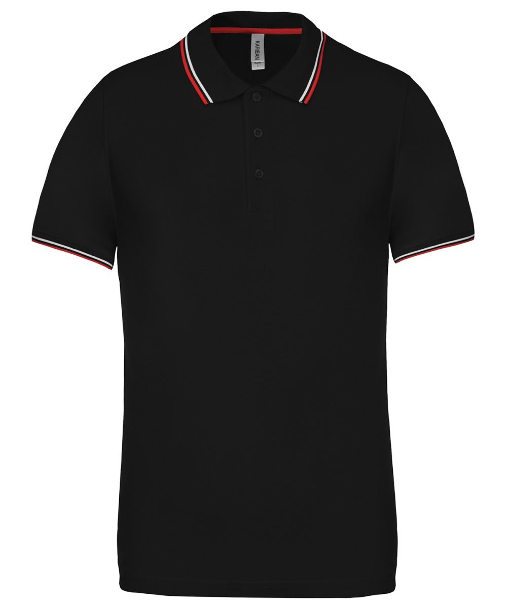 Black Short sleeve polo shirt