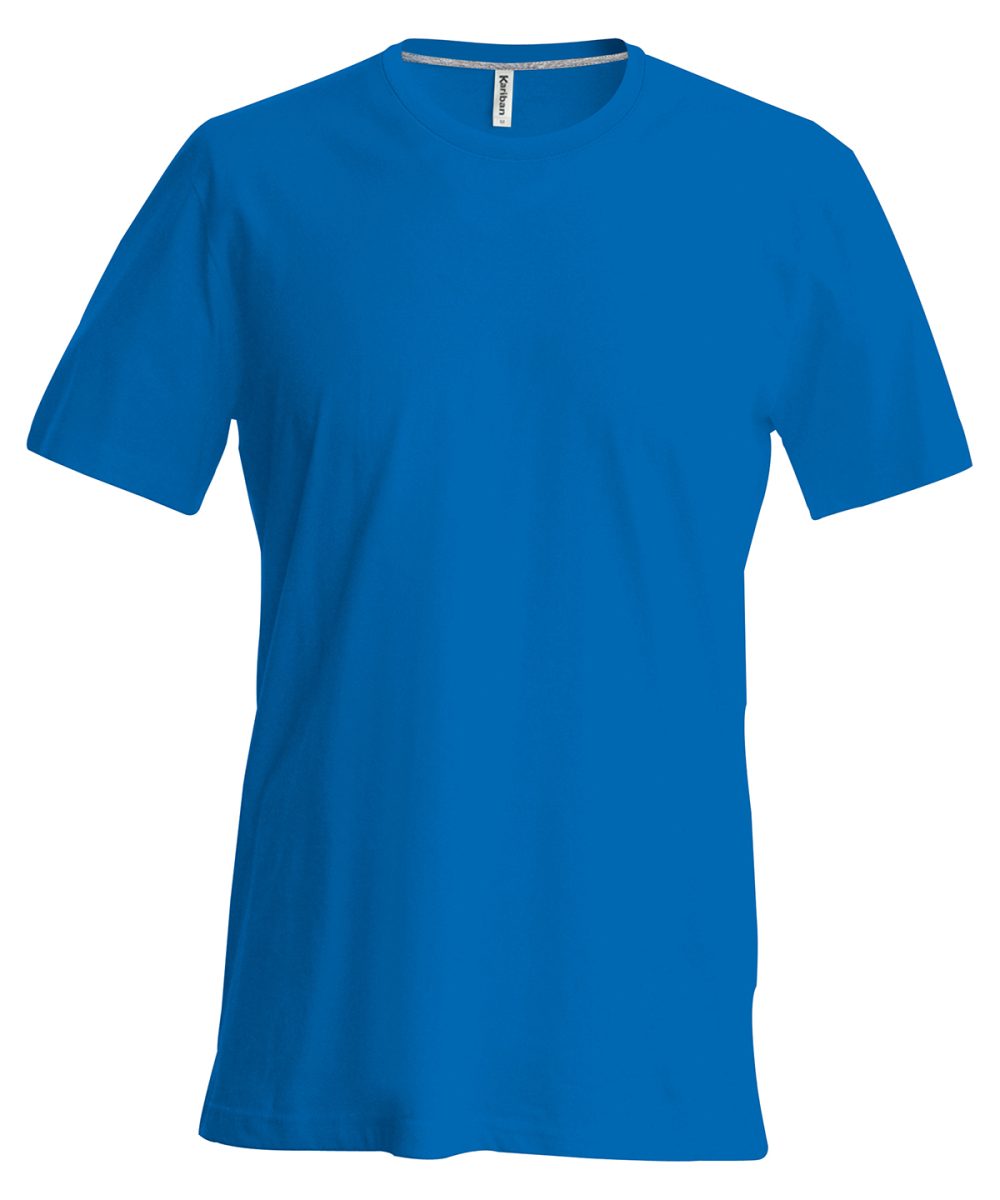 Royal Blue Short-sleeved crew neck T-shirt