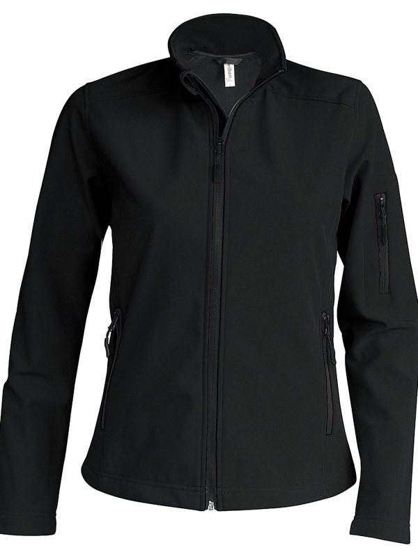 Black Ladies' softshell jacket