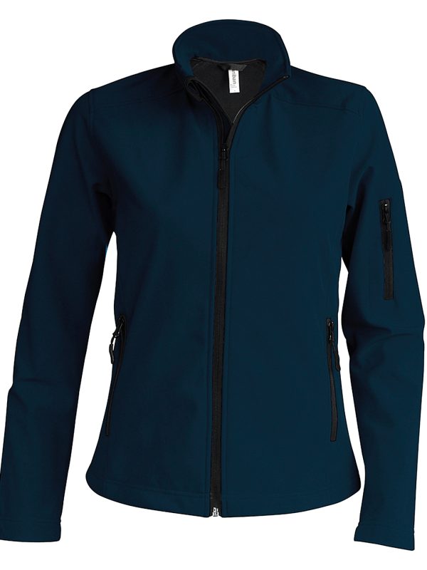 Navy Ladies' softshell jacket