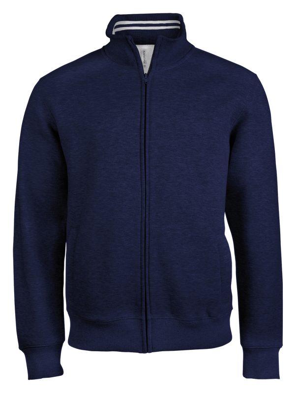 Navy Men's full zip sweat jacket