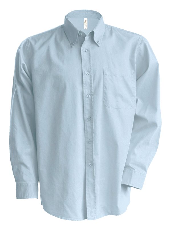 Oxford Blue Men's long-sleeved Oxford shirt