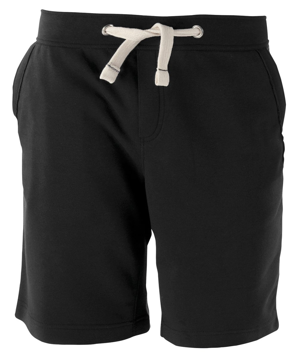 Black Unisex French terry Bermuda shorts