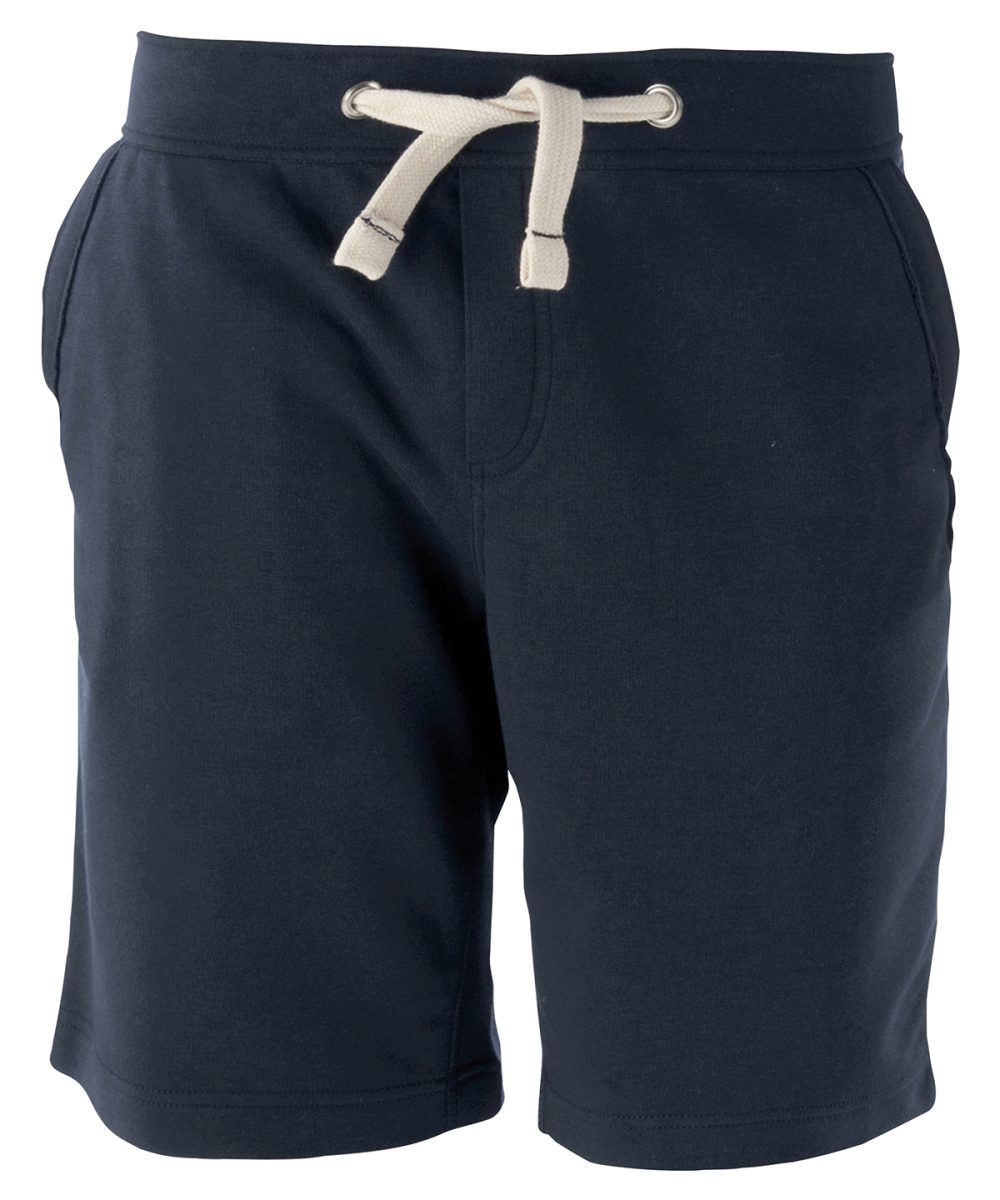 Navy Unisex French terry Bermuda shorts