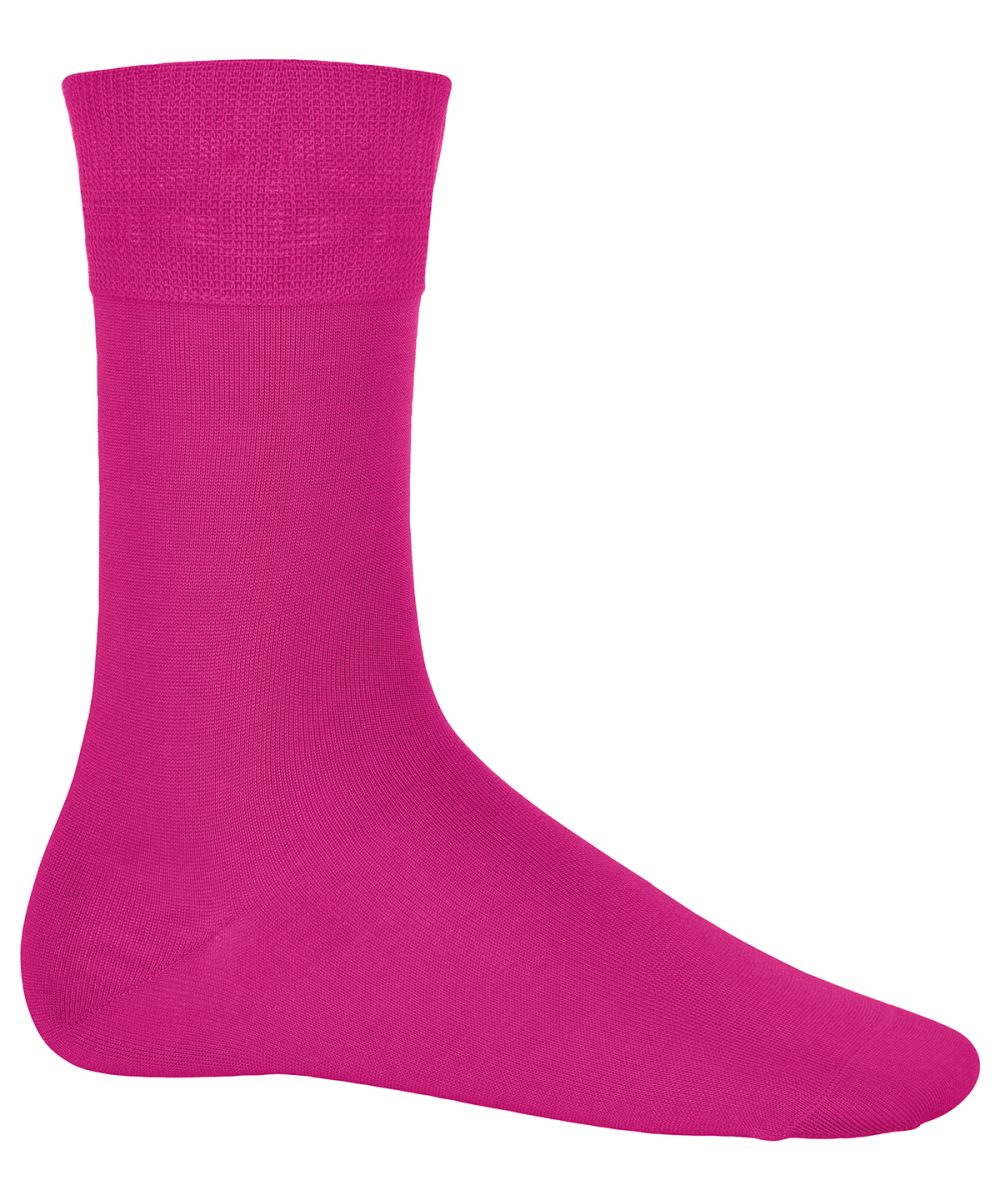 Fuchsia Cotton city socks