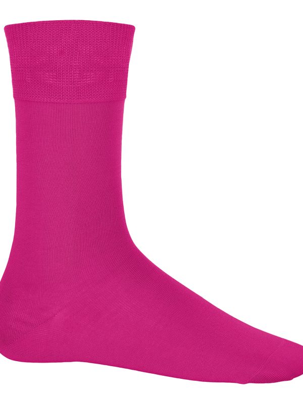 Fuchsia Cotton city socks