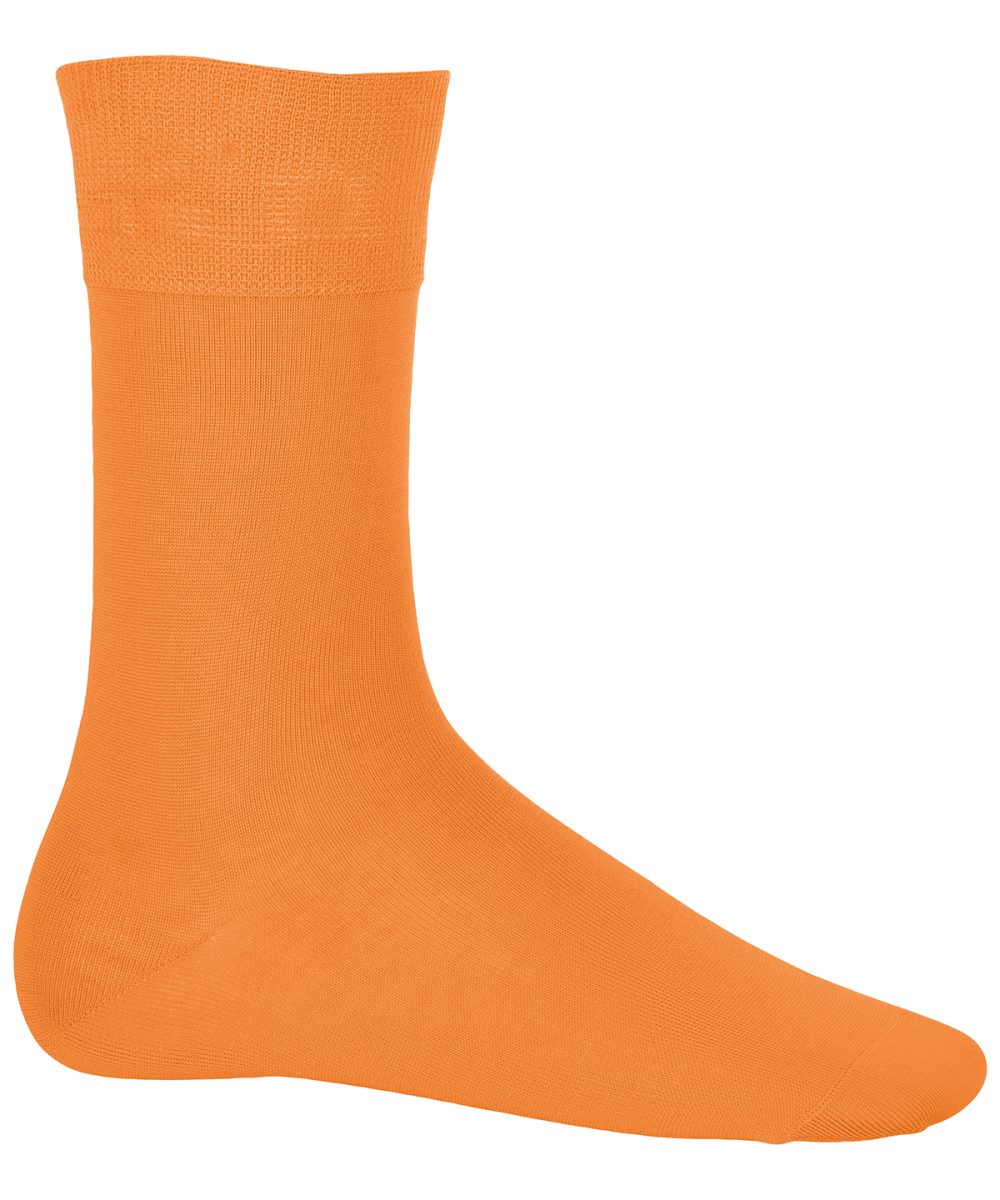 Orange Cotton city socks