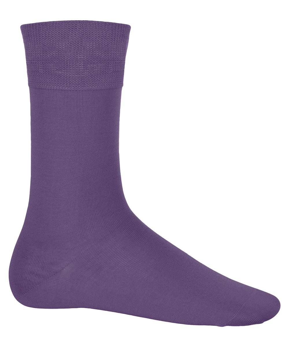 Purple Cotton city socks