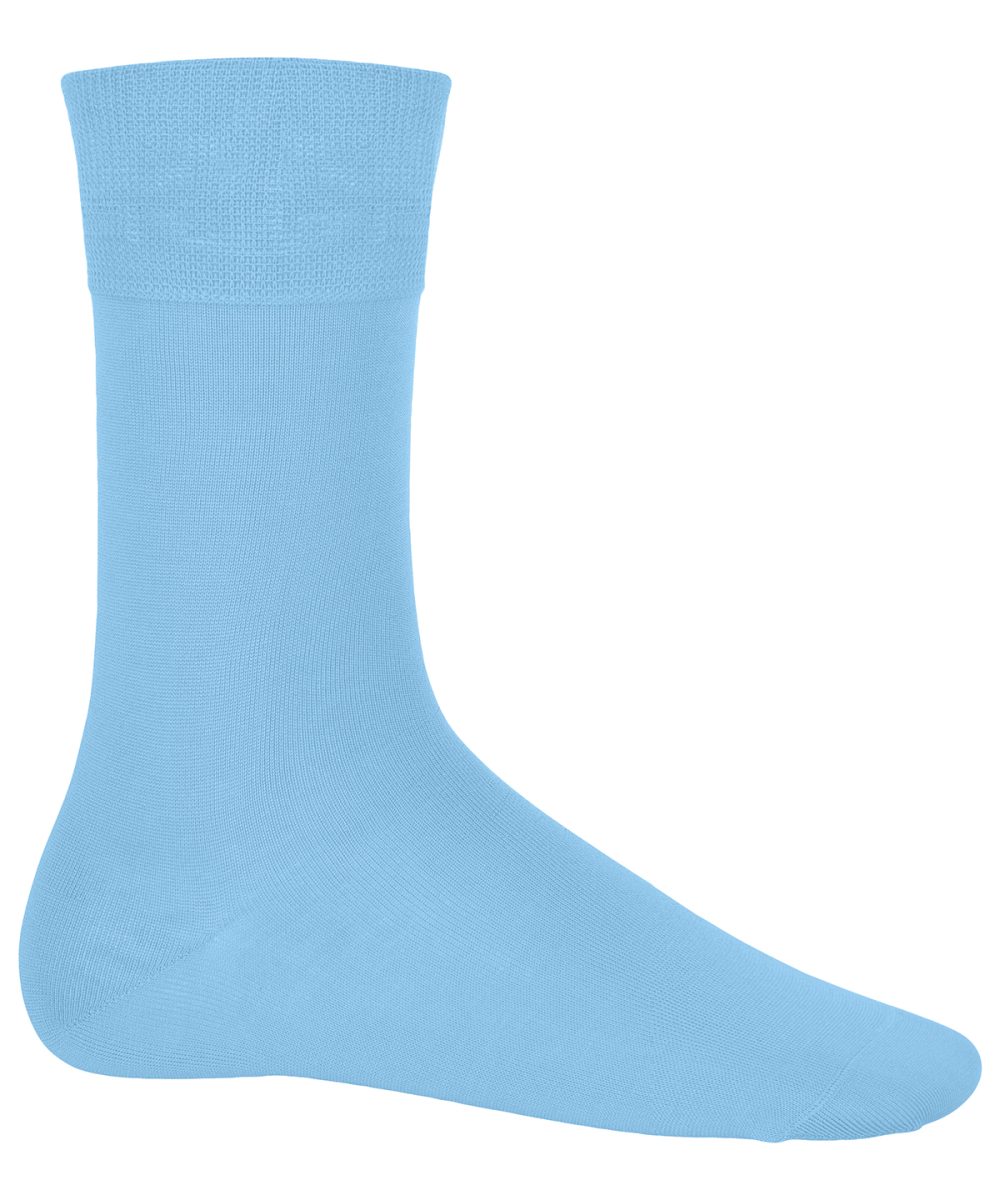 Sky Blue Cotton city socks