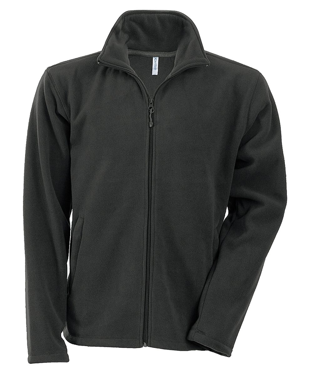 Dark Grey Falco full zip microfleece jacket