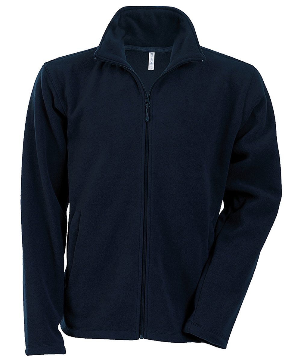 Navy* Falco full zip microfleece jacket