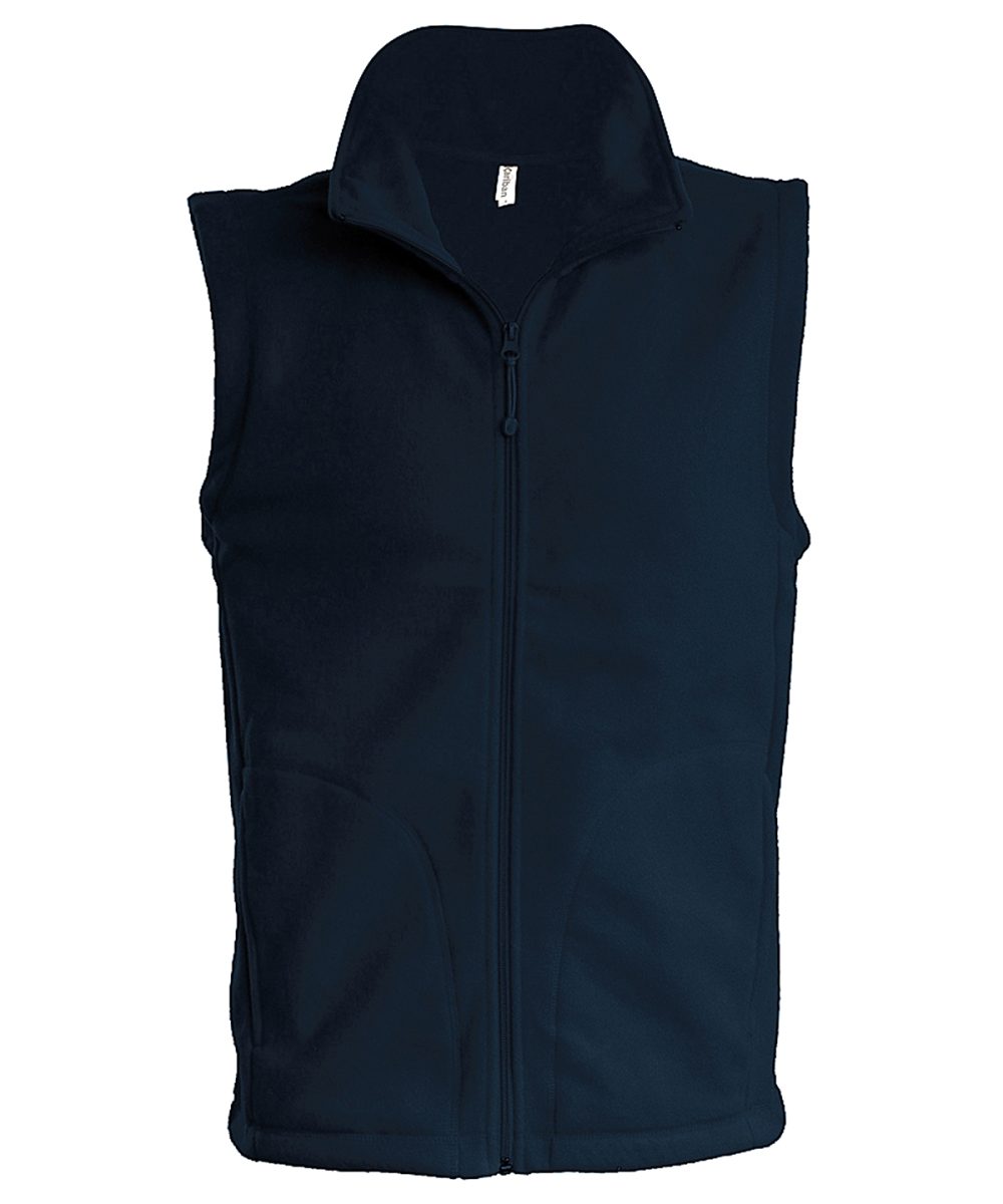 Navy* Luca men's microfleece gilet