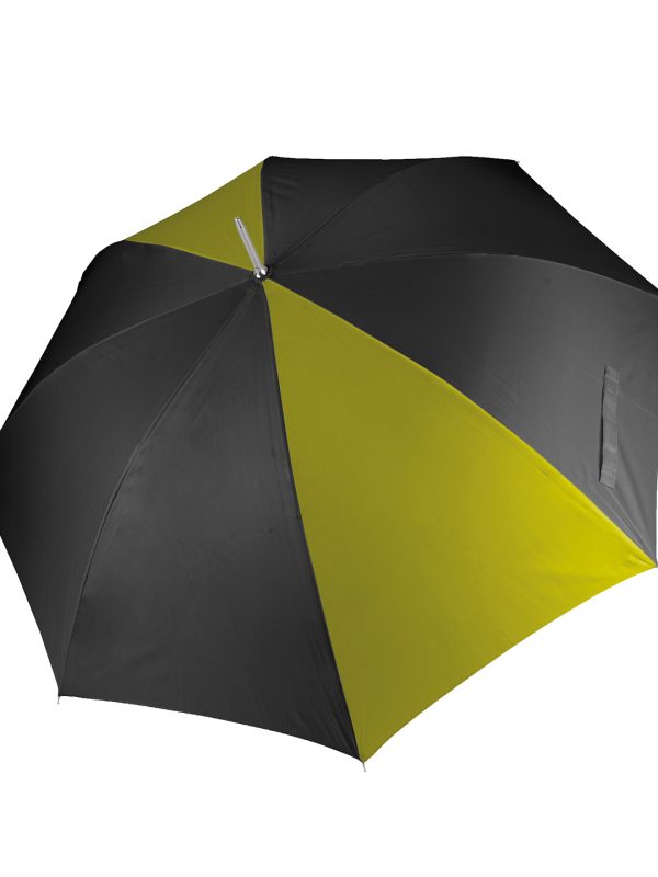 Black/Burnt Lime Golf umbrella