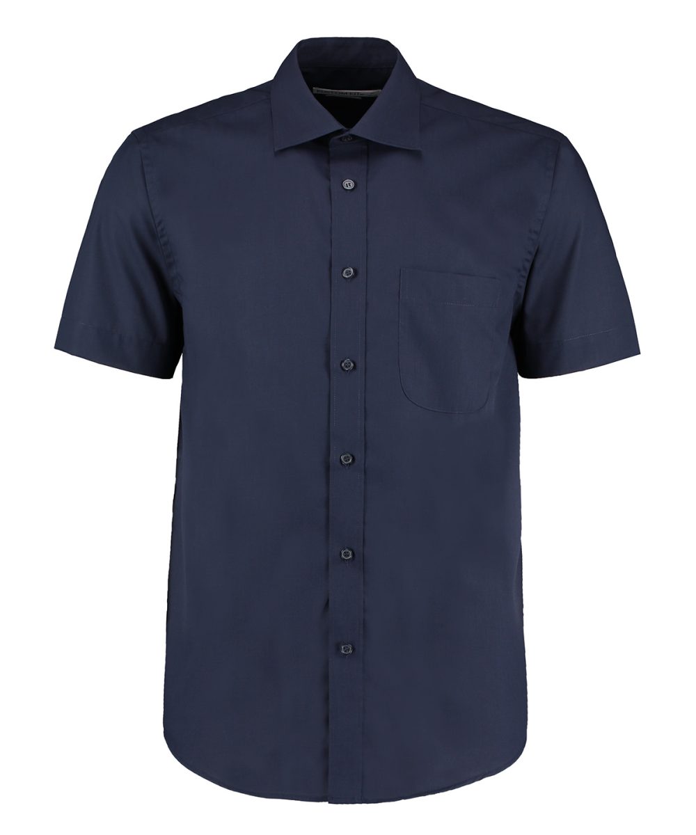 Dark Navy Business shirt short-sleeved (classic fit)