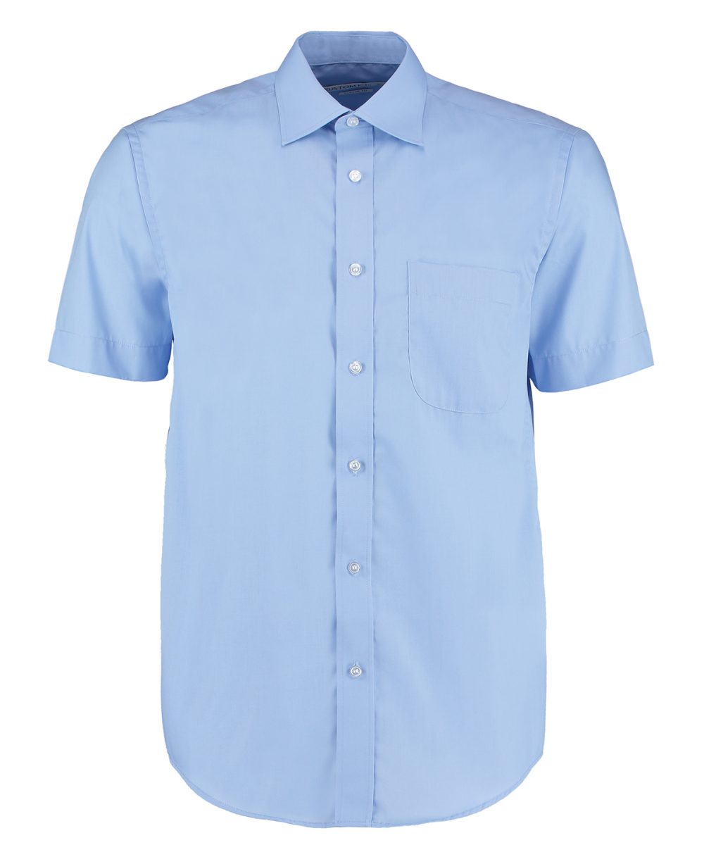 Light Blue Business shirt short-sleeved (classic fit)