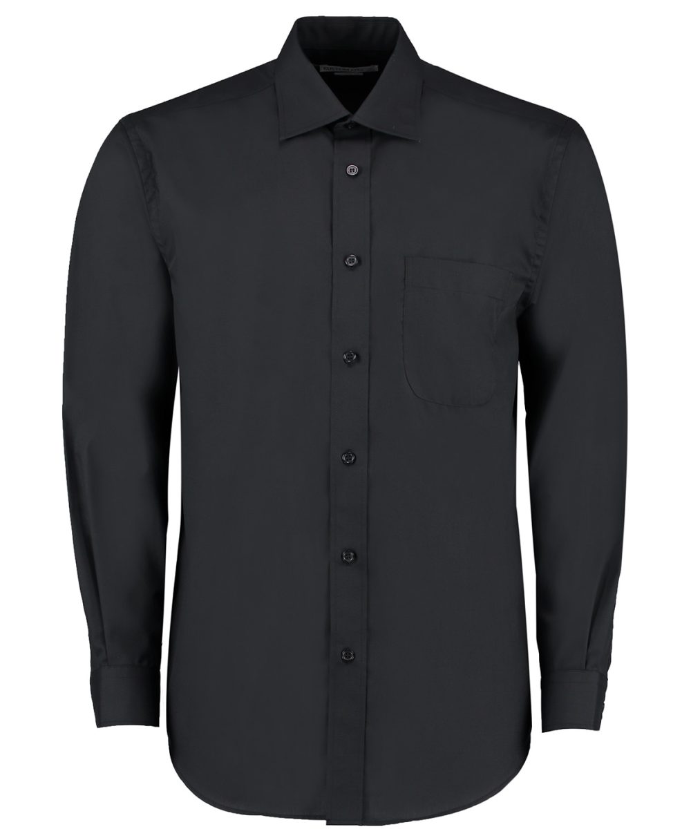 Black Business shirt long-sleeved (classic fit)