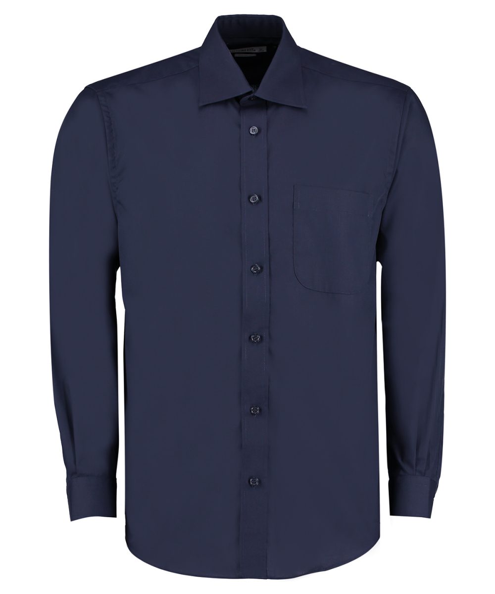 Dark Navy Business shirt long-sleeved (classic fit)