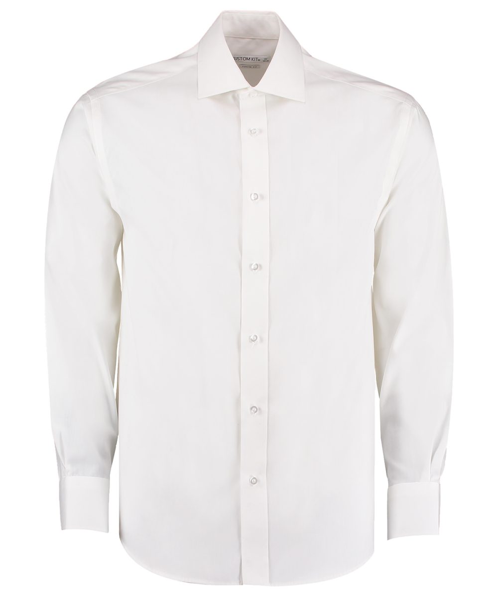 White Executive premium Oxford shirt long-sleeved (classic fit)