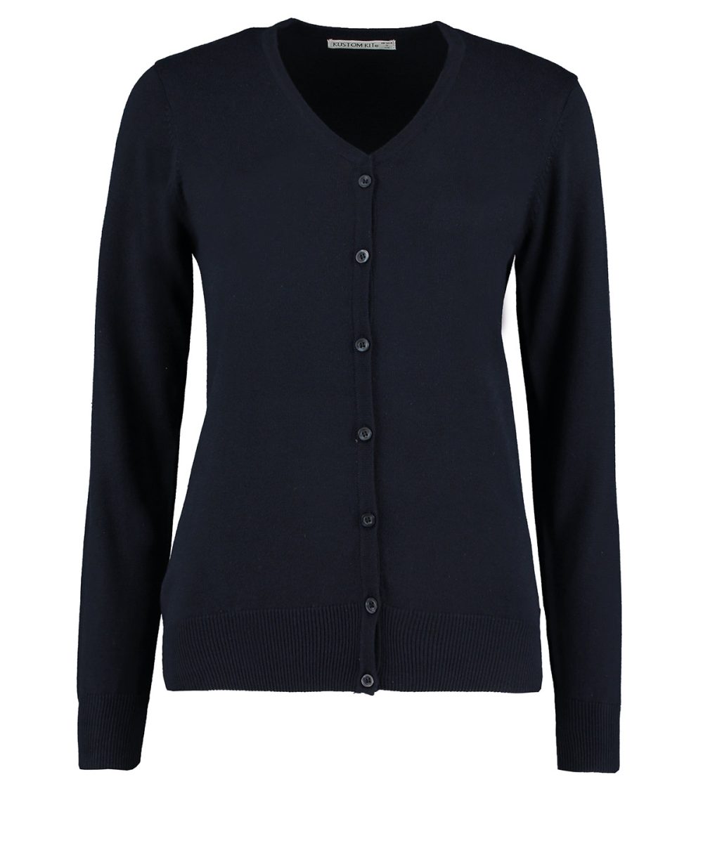 Navy Women's Arundel v-neck cardigan long sleeve (classic fit)