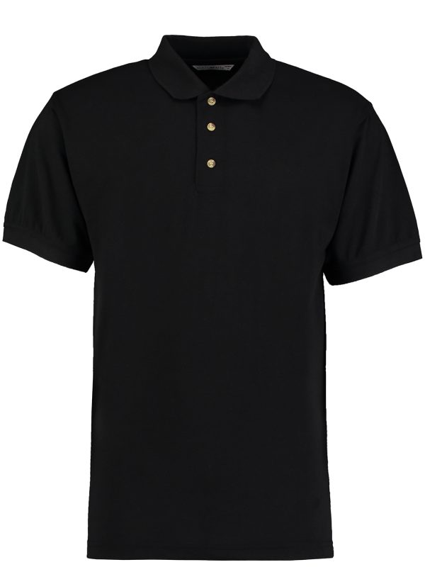 Black Workwear polo with Superwash® 60°C (classic fit)