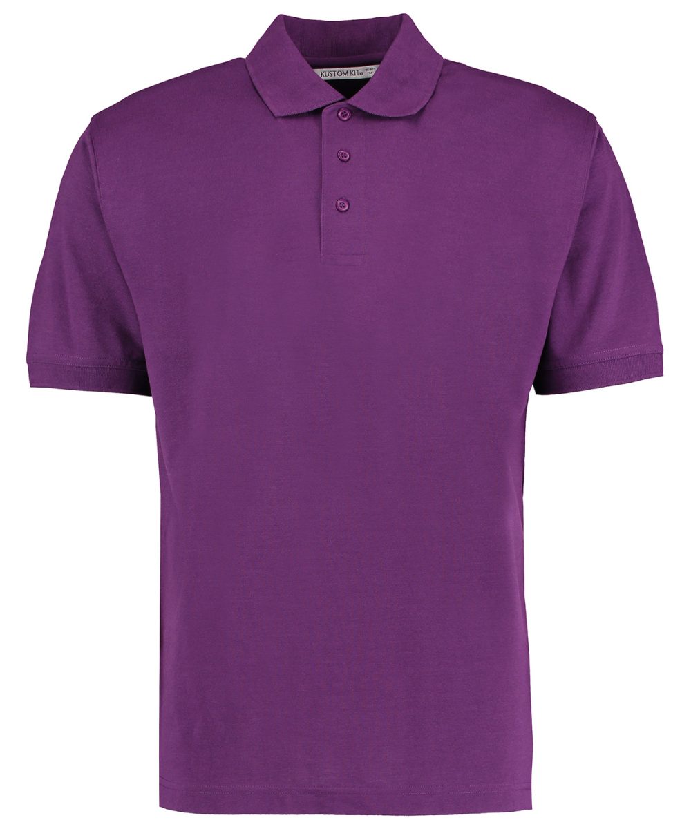 Dark Purple Klassic polo with Superwash® 60°C (classic fit)