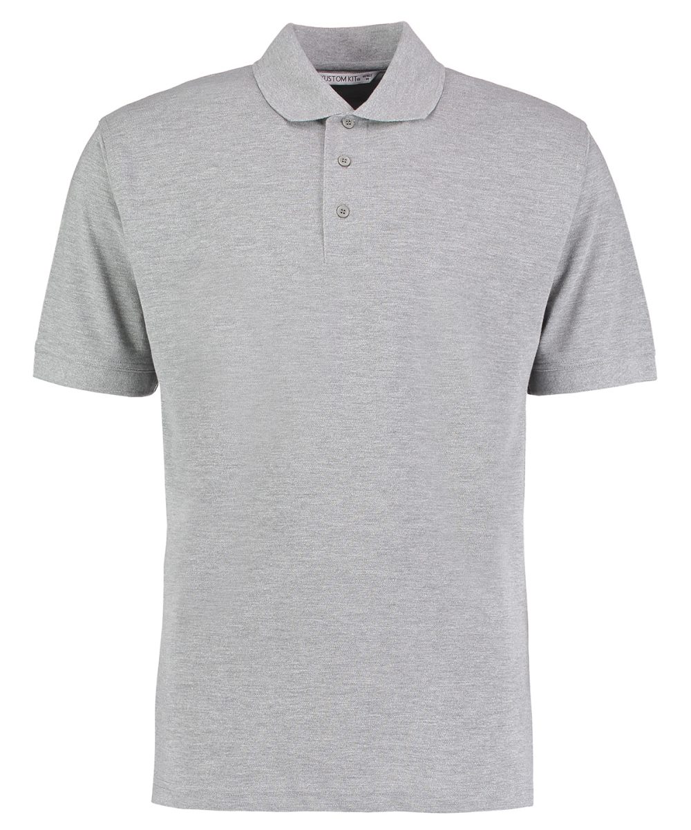 Heather Grey Klassic polo with Superwash® 60°C (classic fit)