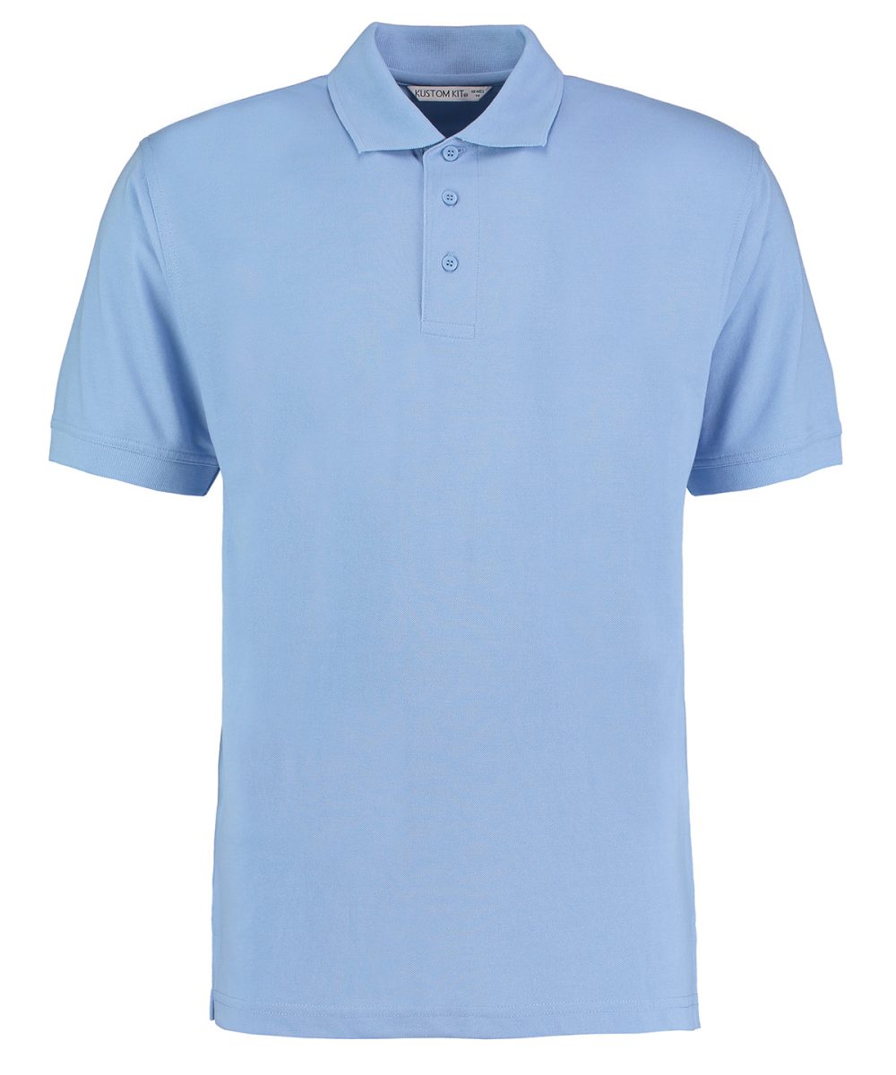 Light Blue Klassic polo with Superwash® 60°C (classic fit)