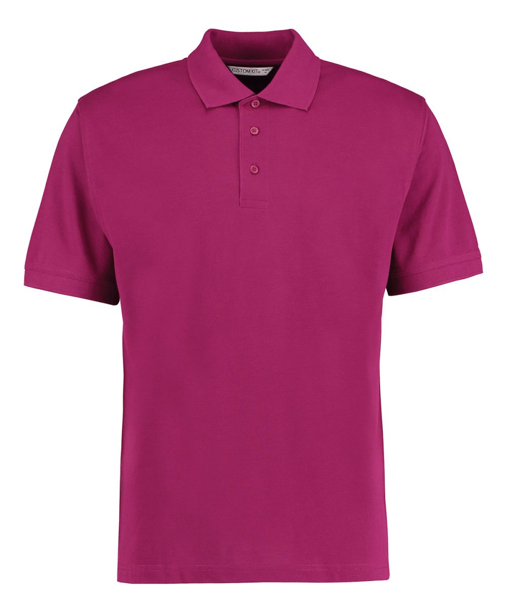 Magenta Klassic polo with Superwash® 60°C (classic fit)