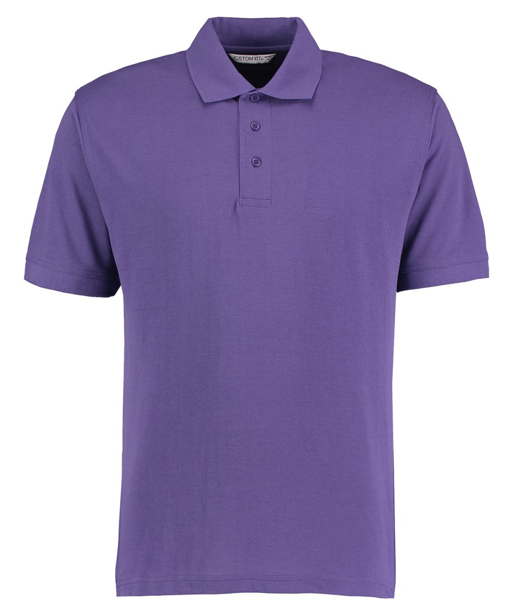 Purple Klassic polo with Superwash® 60°C (classic fit)