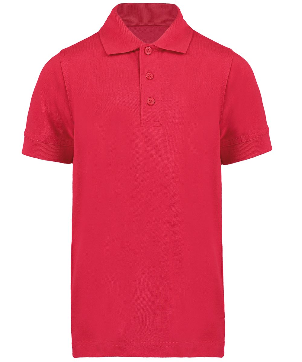 Red Klassic polo kids with Superwash® 60°C (classic fit)