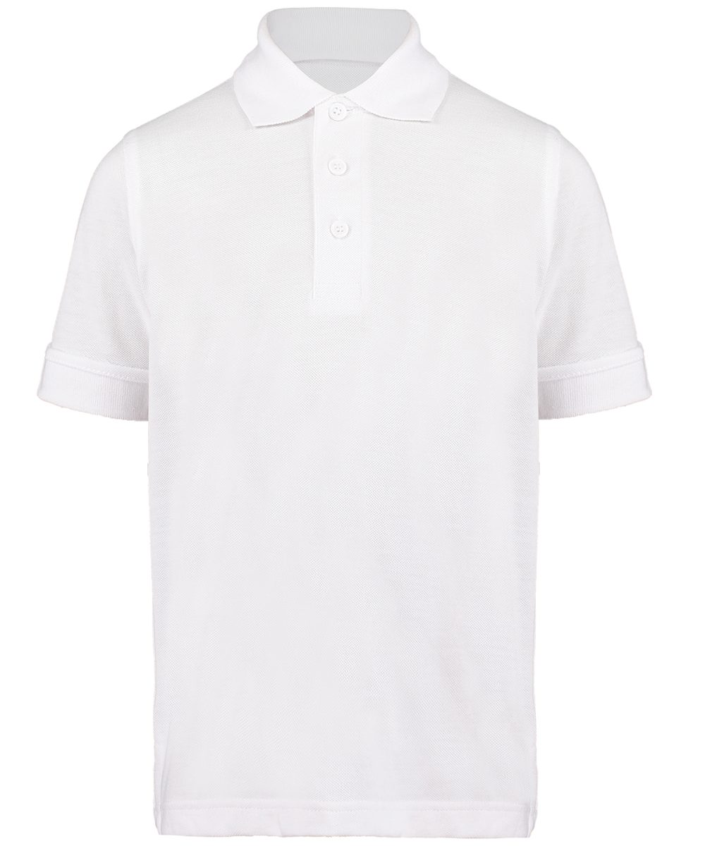 White Klassic polo kids with Superwash® 60°C (classic fit)