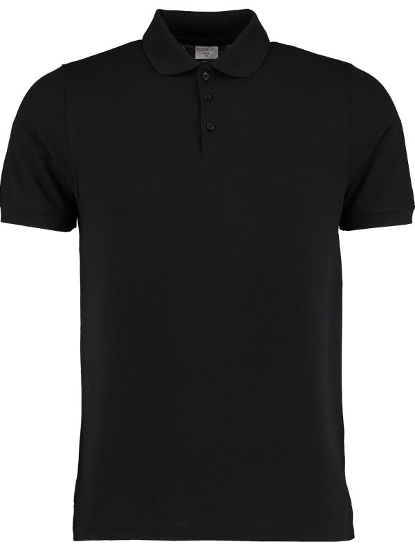 Black Klassic heavyweight polo superwash® 60°C (slim fit)