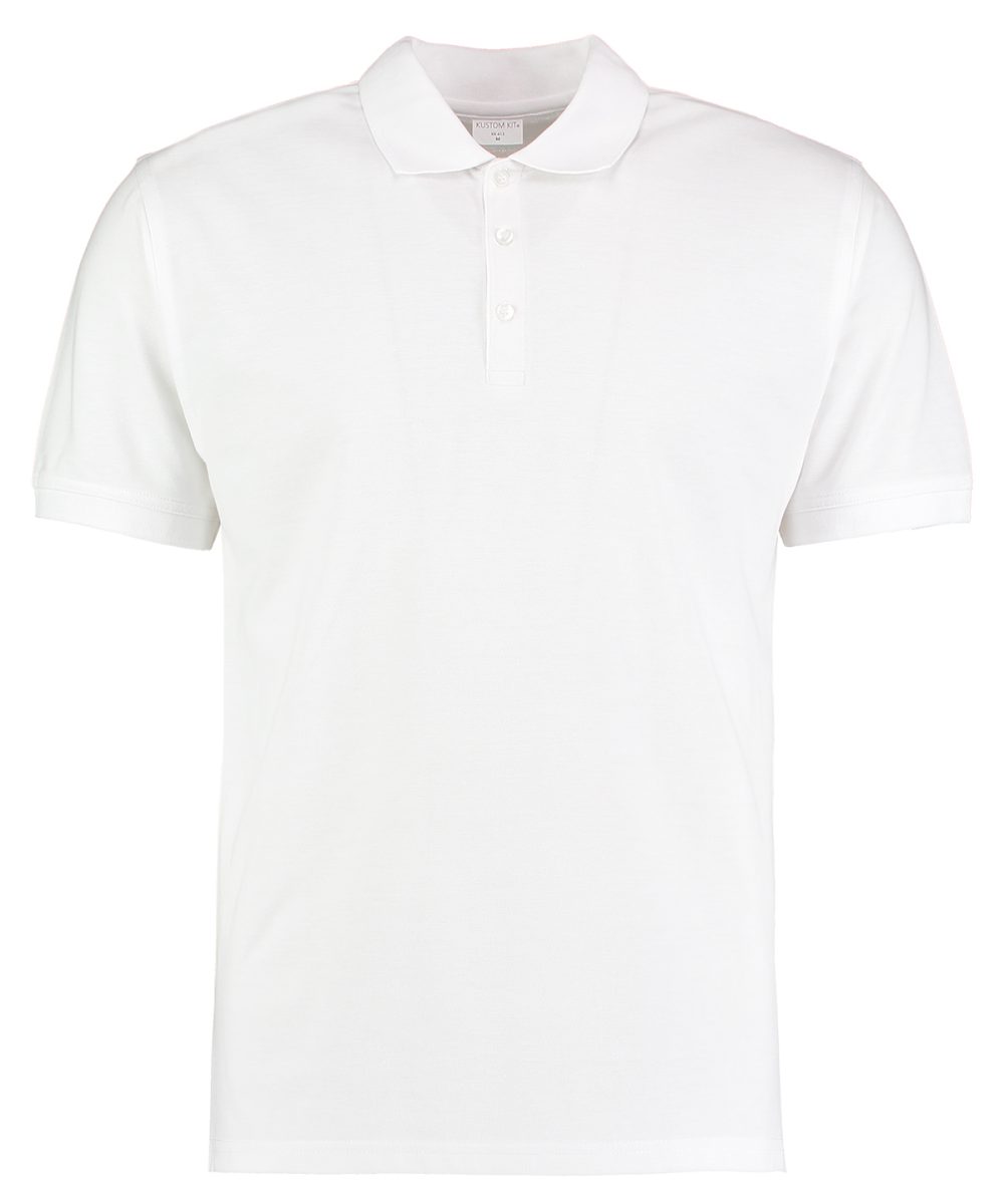 White Klassic polo short sleeved Superwash® 60ºC (slim fit)