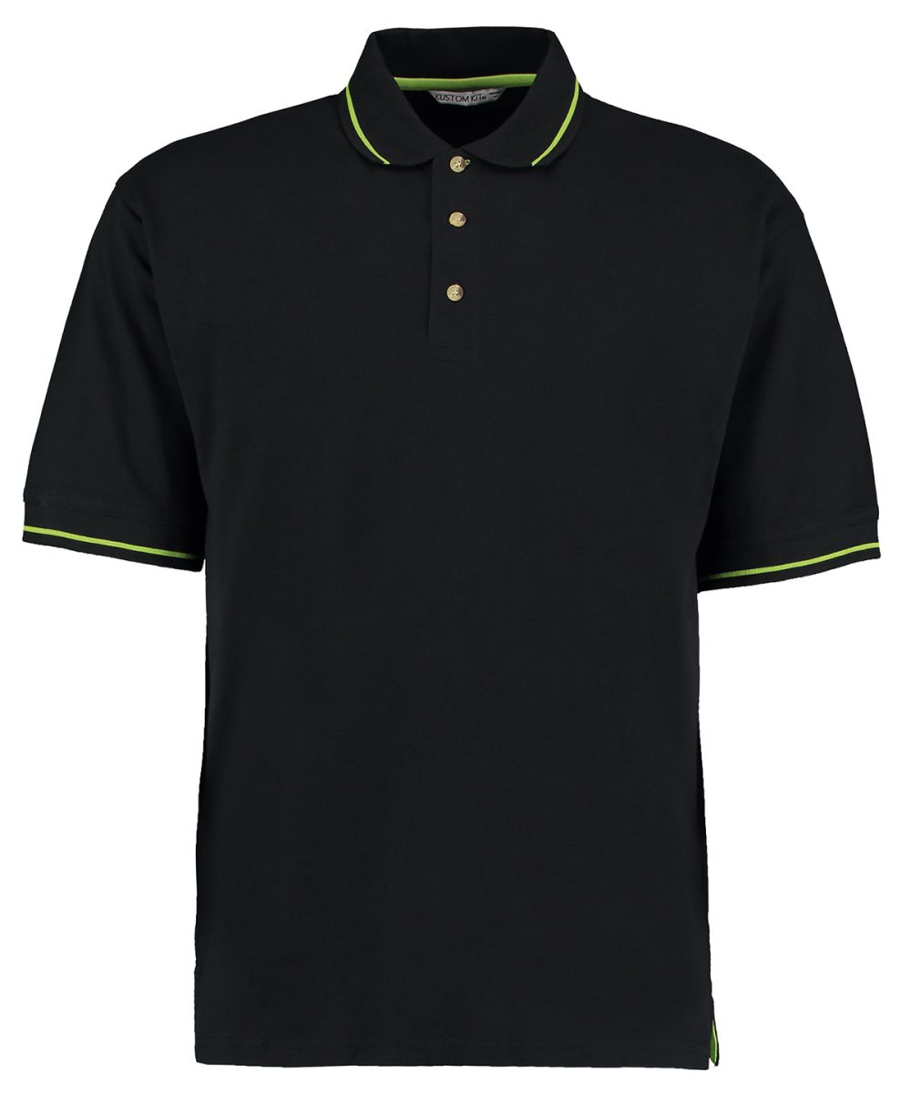 Black/Lime St Mellion polo (classic fit)