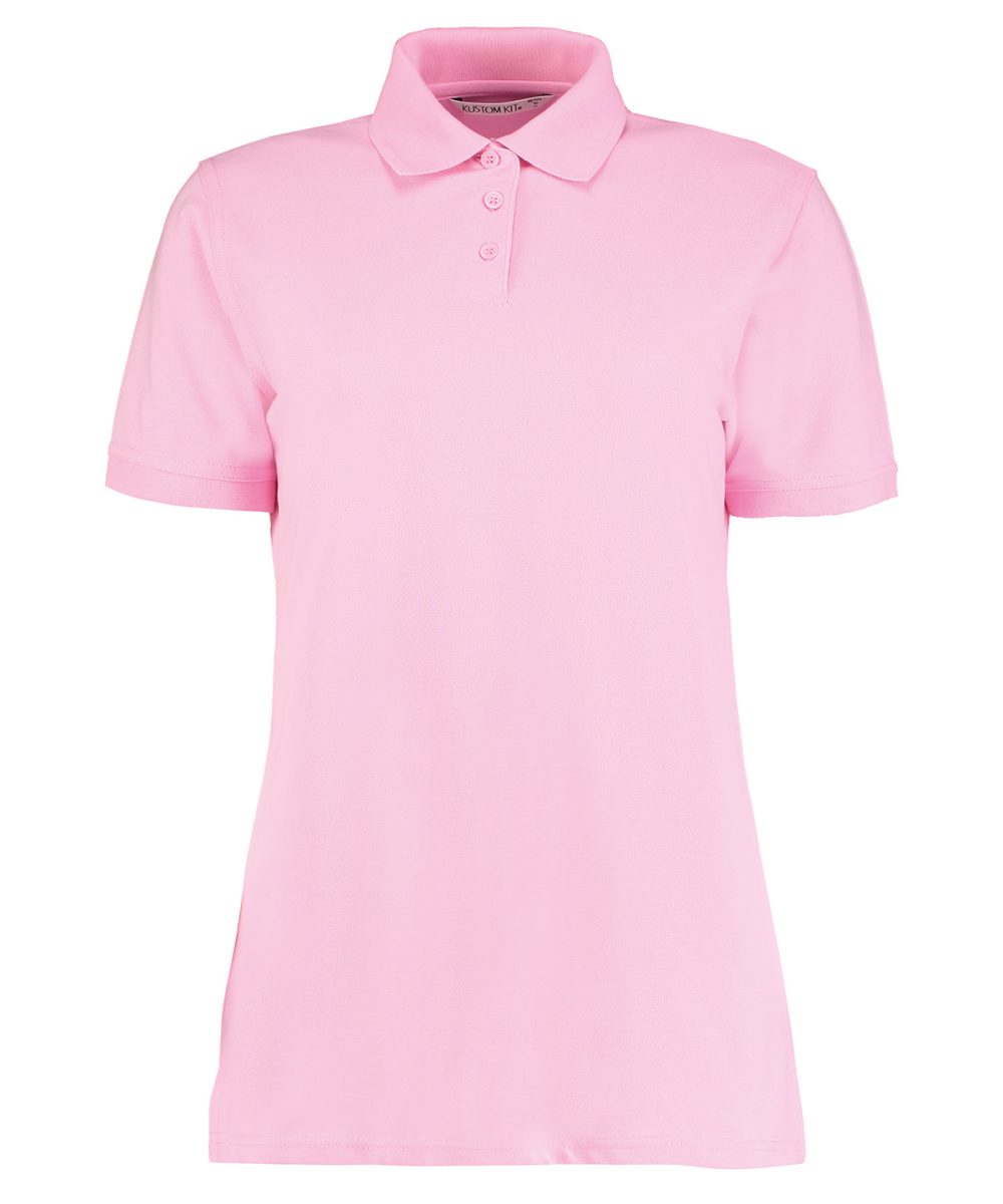 Pink Klassic polo women's with Superwash® 60°C (classic fit)