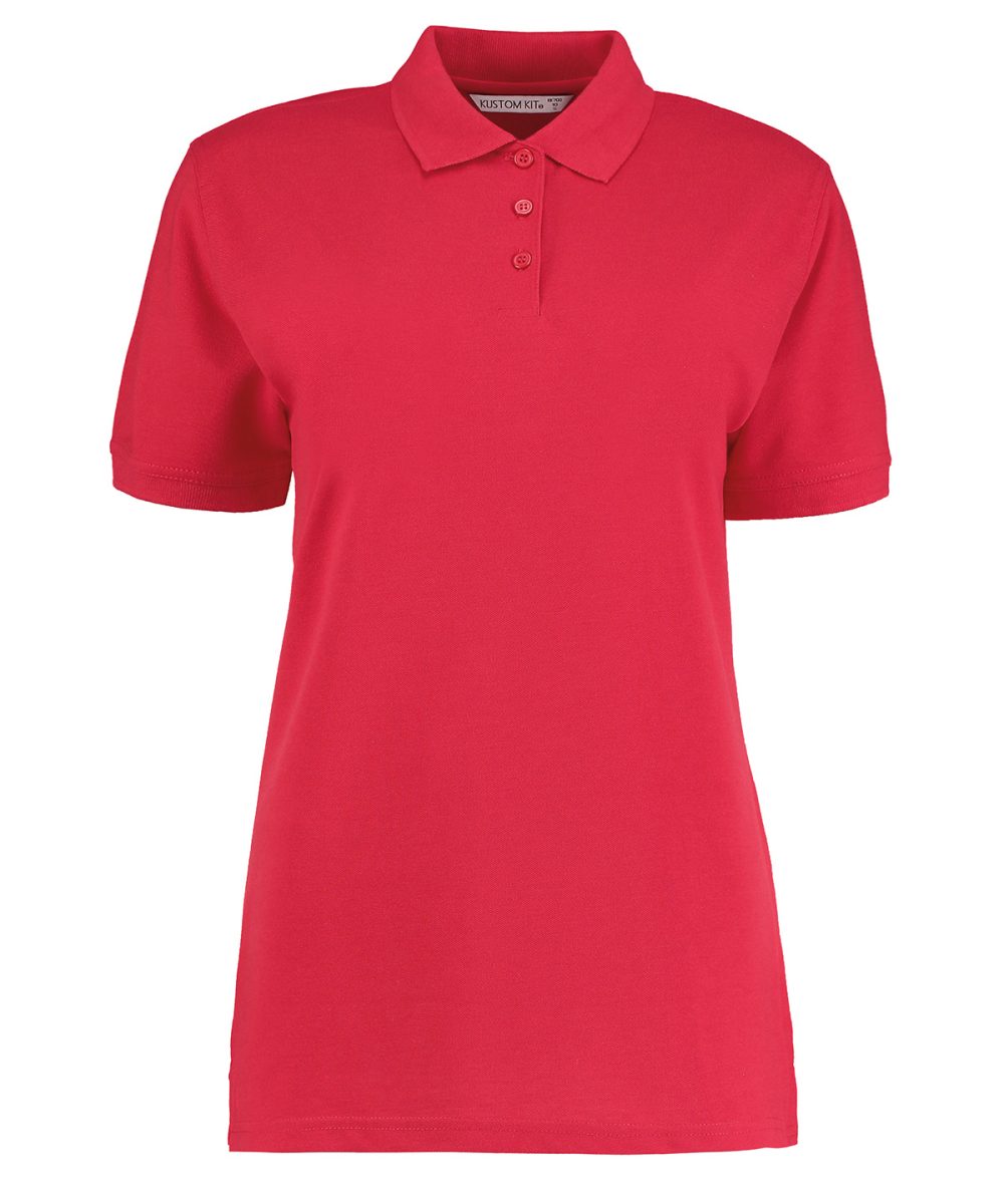 Red Klassic polo women's with Superwash® 60°C (classic fit)