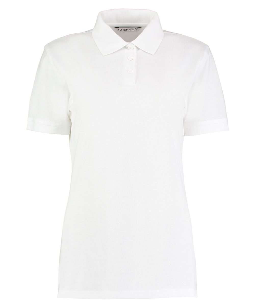 White Klassic polo women's with Superwash® 60°C (classic fit)