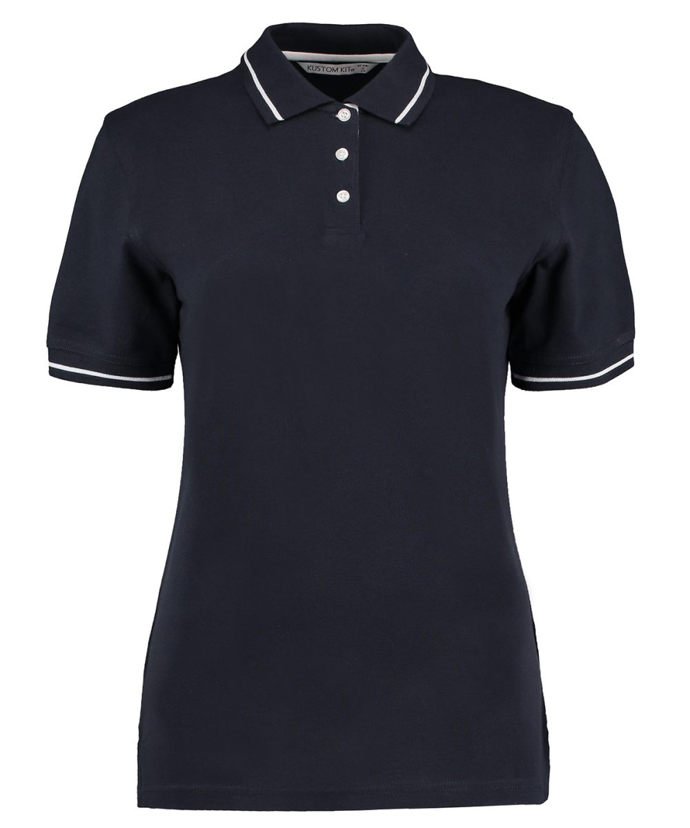 Navy/White Women's St Mellion polo (classic fit)