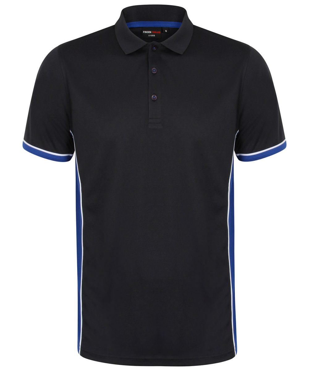 Navy/Royal/White Panel polo