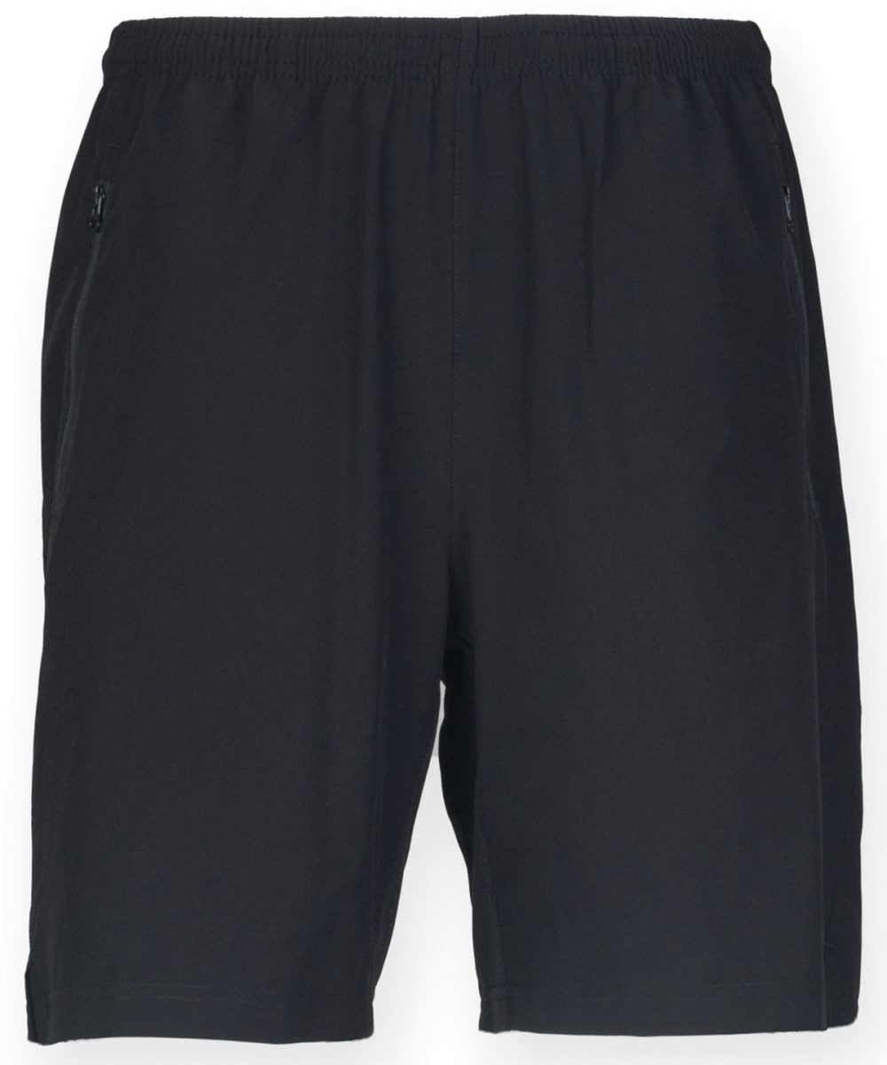 Black Pro stretch sports shorts