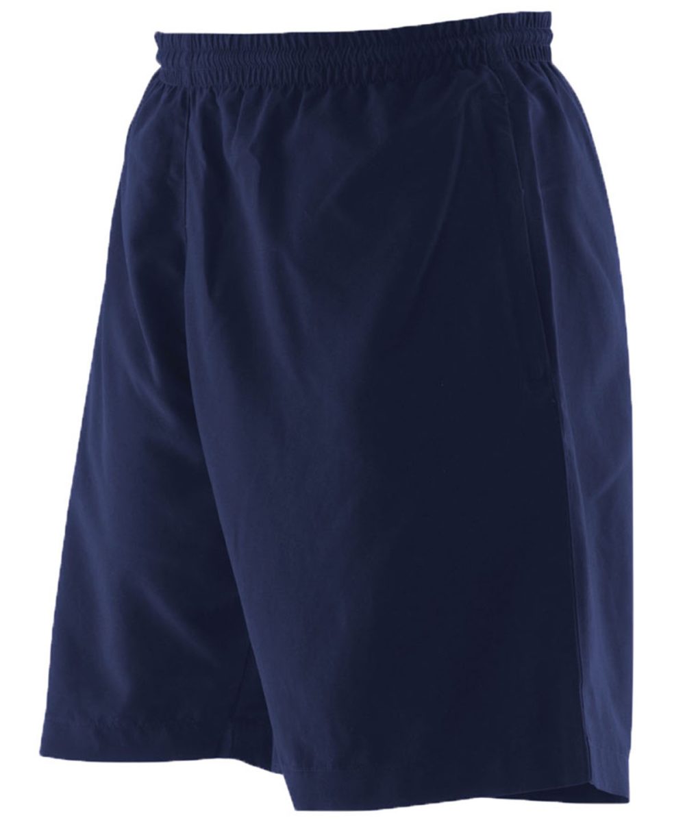 Navy Microfibre shorts