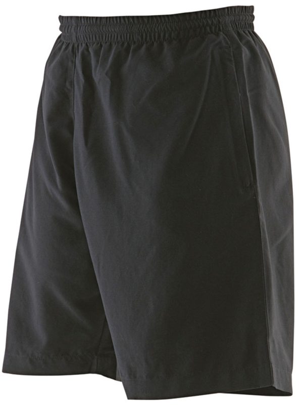 Black Women's microfibre shorts