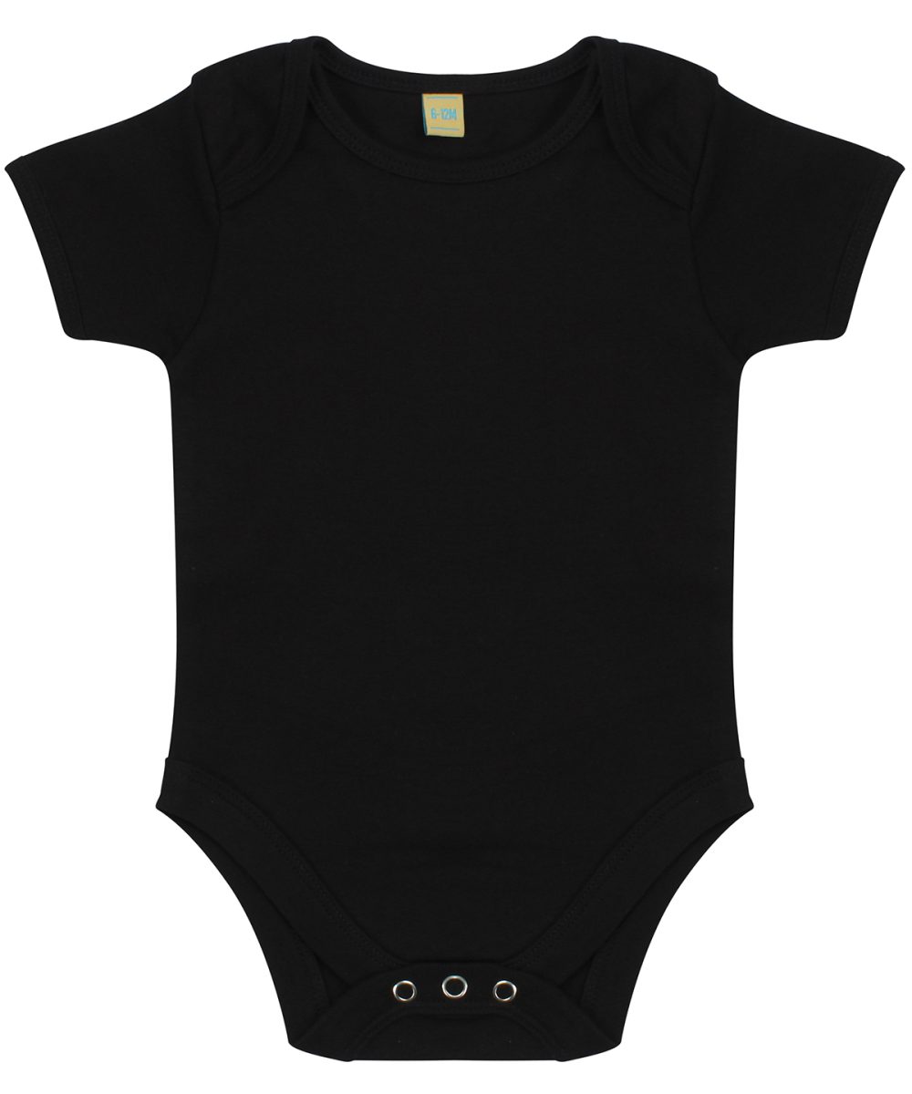 Black Short-sleeved bodysuit with envelope neck opening