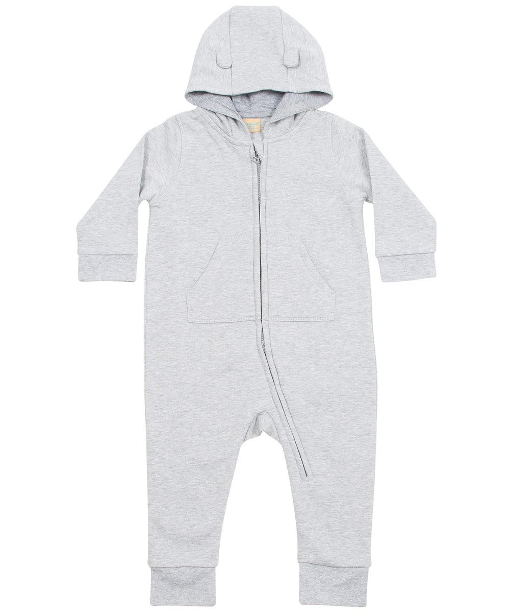 Heather Grey Fleece all-in-one